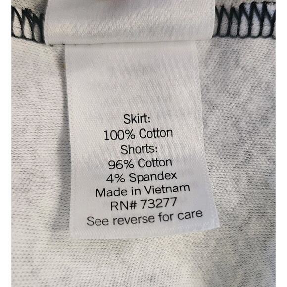 Croft & Barrow Black and White Skort - Picture 7 of 9